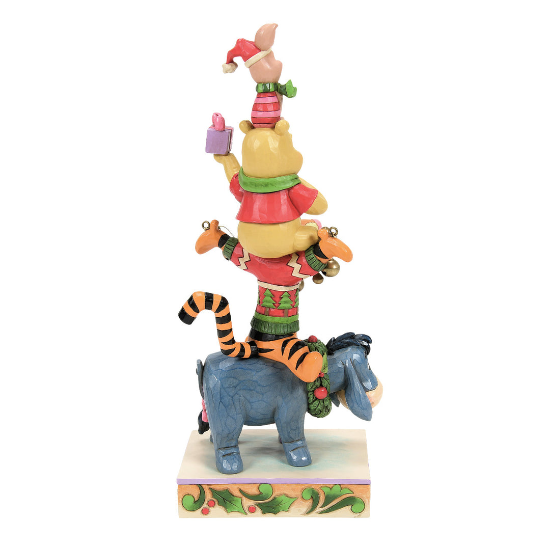 Jim Shore Disney Traditions: Stacked Pooh & Friends Figurine sparkle-castle