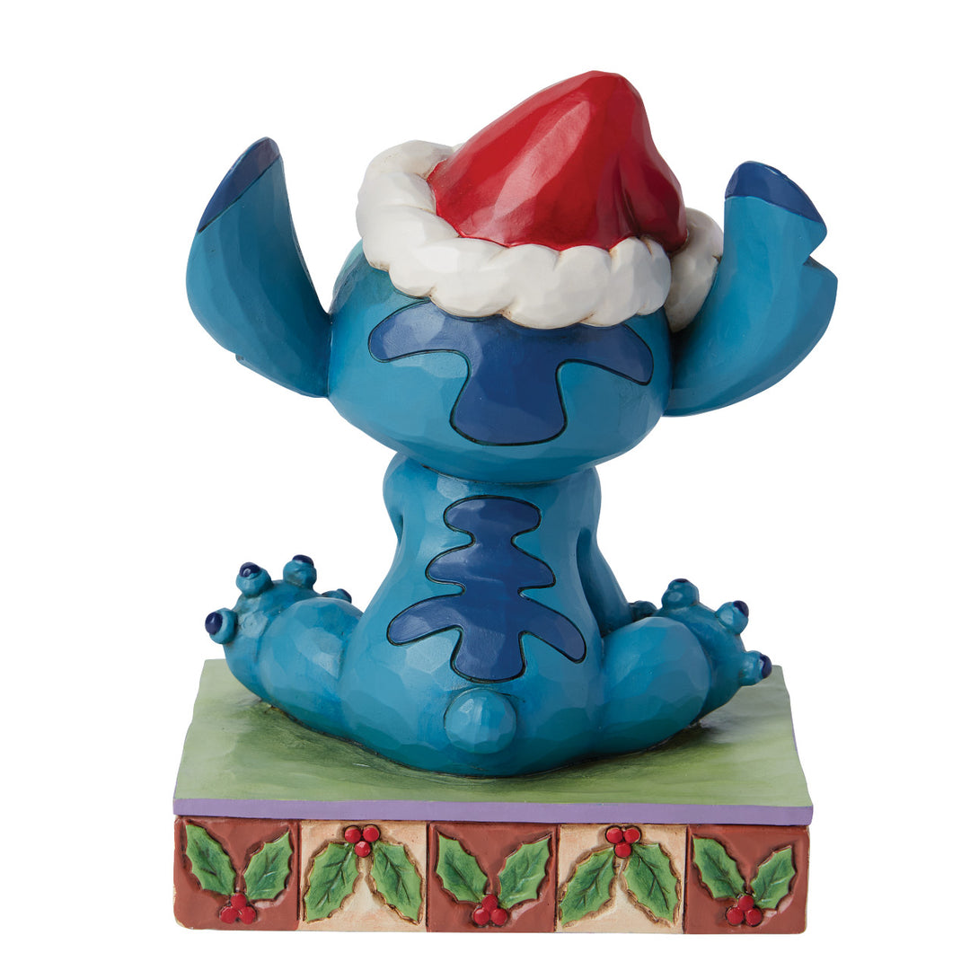 Jim Shore Disney Traditions: Santa Stitch & Scrump Figurine sparkle-castle