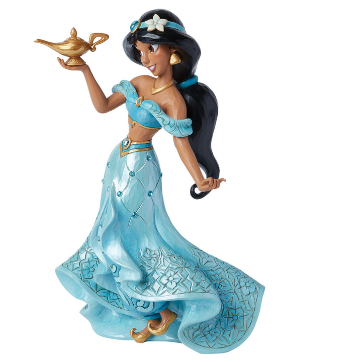 Jim Shore Disney Traditions: Jasmine Deluxe 7th In Series Figurine sparkle-castle