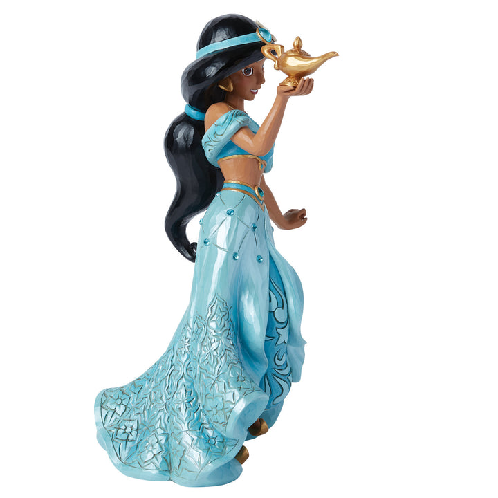 Jim Shore Disney Traditions: Jasmine Deluxe 7th In Series Figurine sparkle-castle