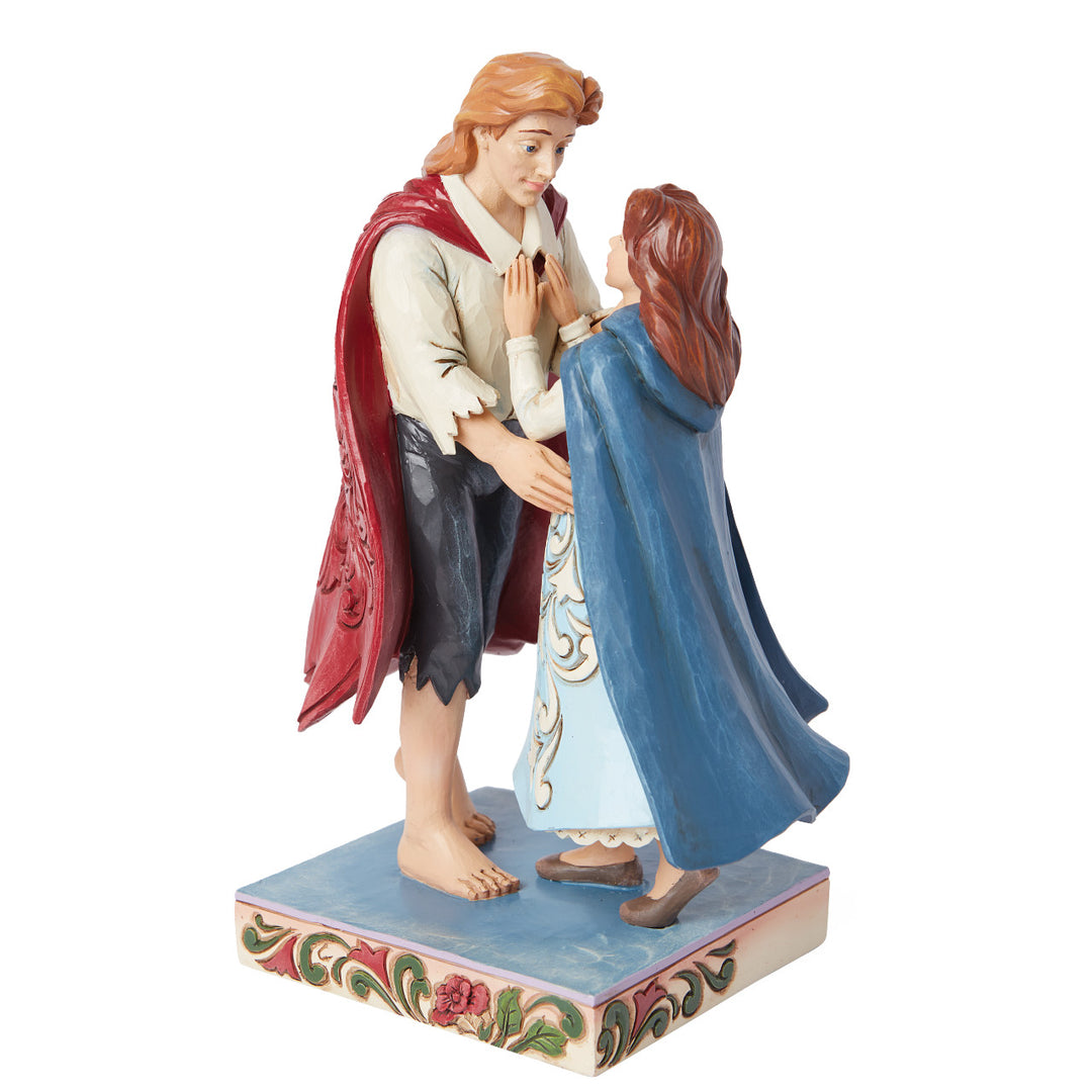 Jim Shore Disney Traditions: Belle & Adam Figurine sparkle-castle