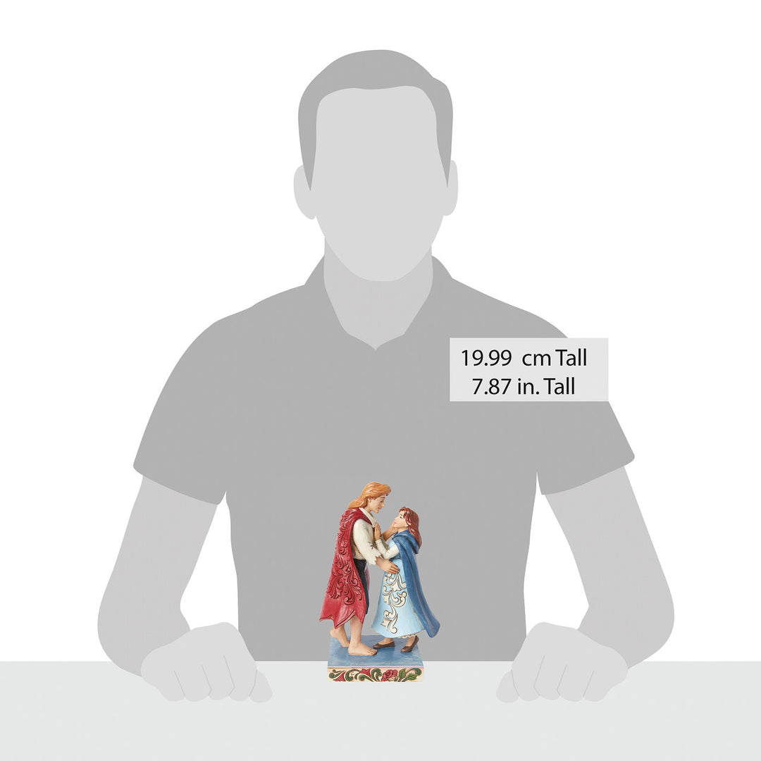 Jim Shore Disney Traditions: Belle & Adam Figurine sparkle-castle