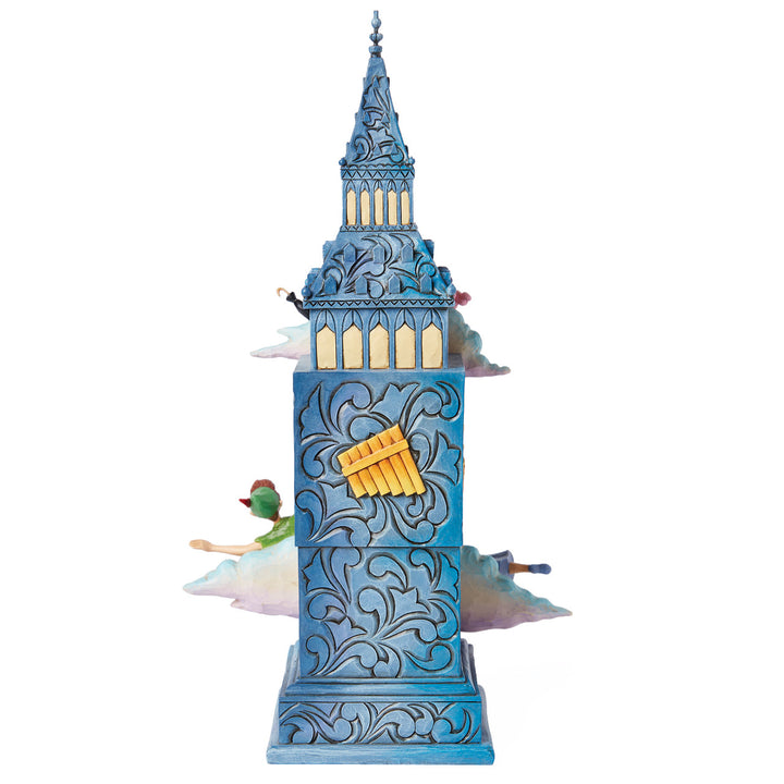 Jim Shore Disney Traditions: Peter Pan's Clock Figurine sparkle-castle