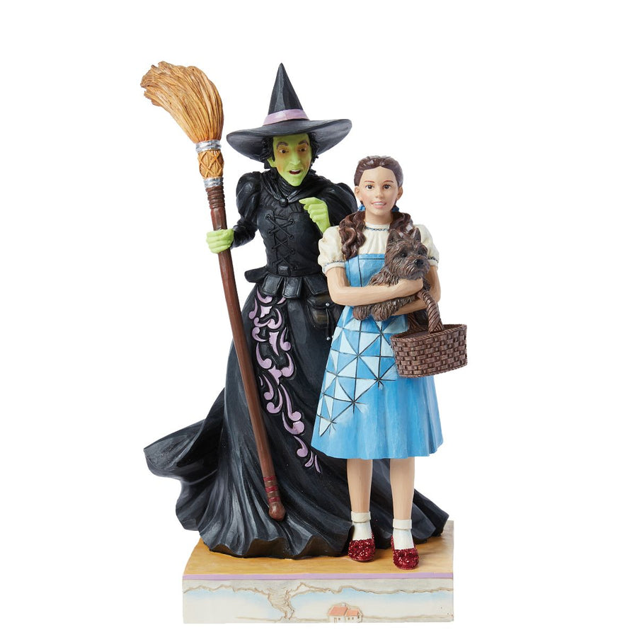 Jim Shore Wizard of Oz: Dorothy & The Wicked Witch Figurine - SIGNED sparkle-castle