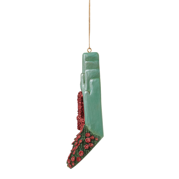 Jim Shore Wizard of Oz: Ruby Slippers Hanging Ornament sparkle-castle