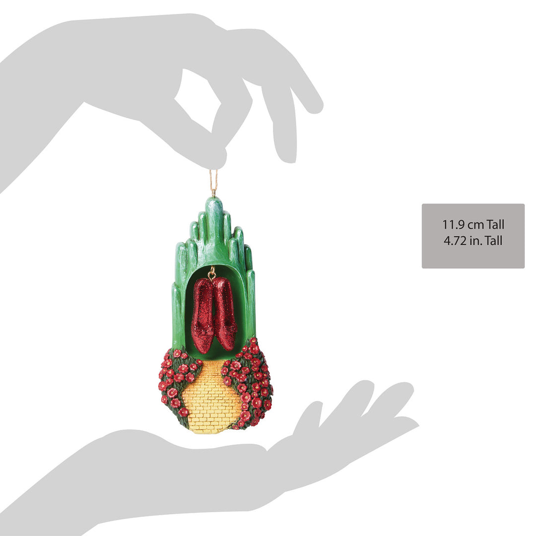 Jim Shore Wizard of Oz: Ruby Slippers Hanging Ornament sparkle-castle