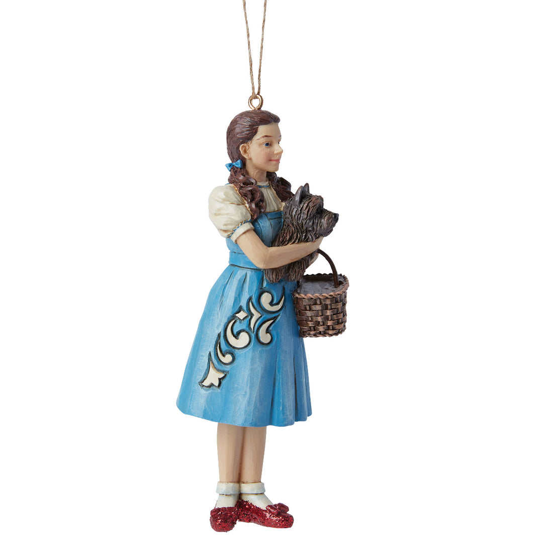 Jim Shore Wizard of Oz: Dorthy And Toto Hanging Ornament sparkle-castle