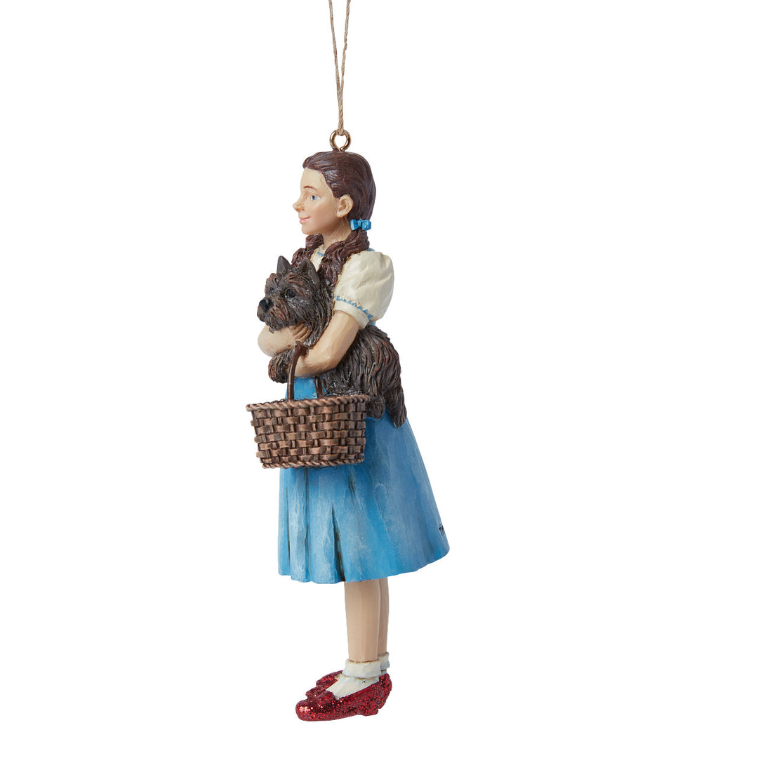 Jim Shore Wizard of Oz: Dorthy And Toto Hanging Ornament sparkle-castle