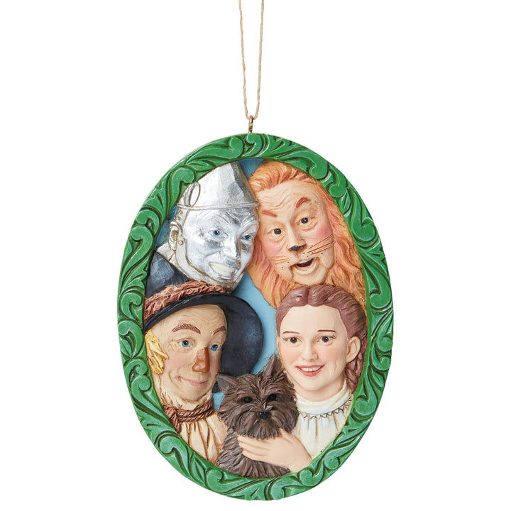Jim Shore Wizard of Oz: Character Portrait Coin Hanging Ornament sparkle-castle