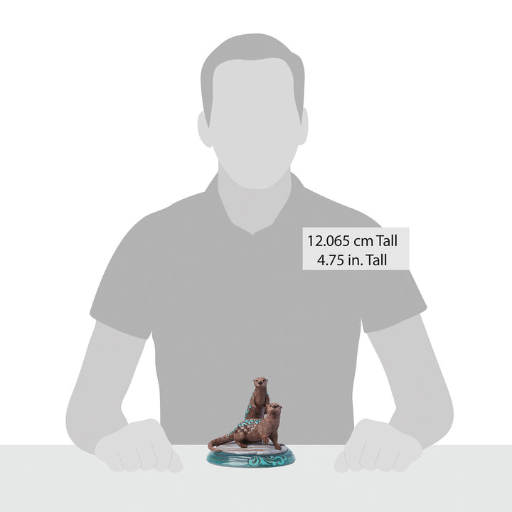 Jim Shore Animal Planet: River Otter Figurine sparkle-castle