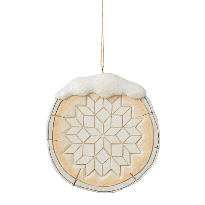 Jim Shore Heartwood Creek: White Woodland Birch Bark Fawn Hanging Ornament sparkle-castle