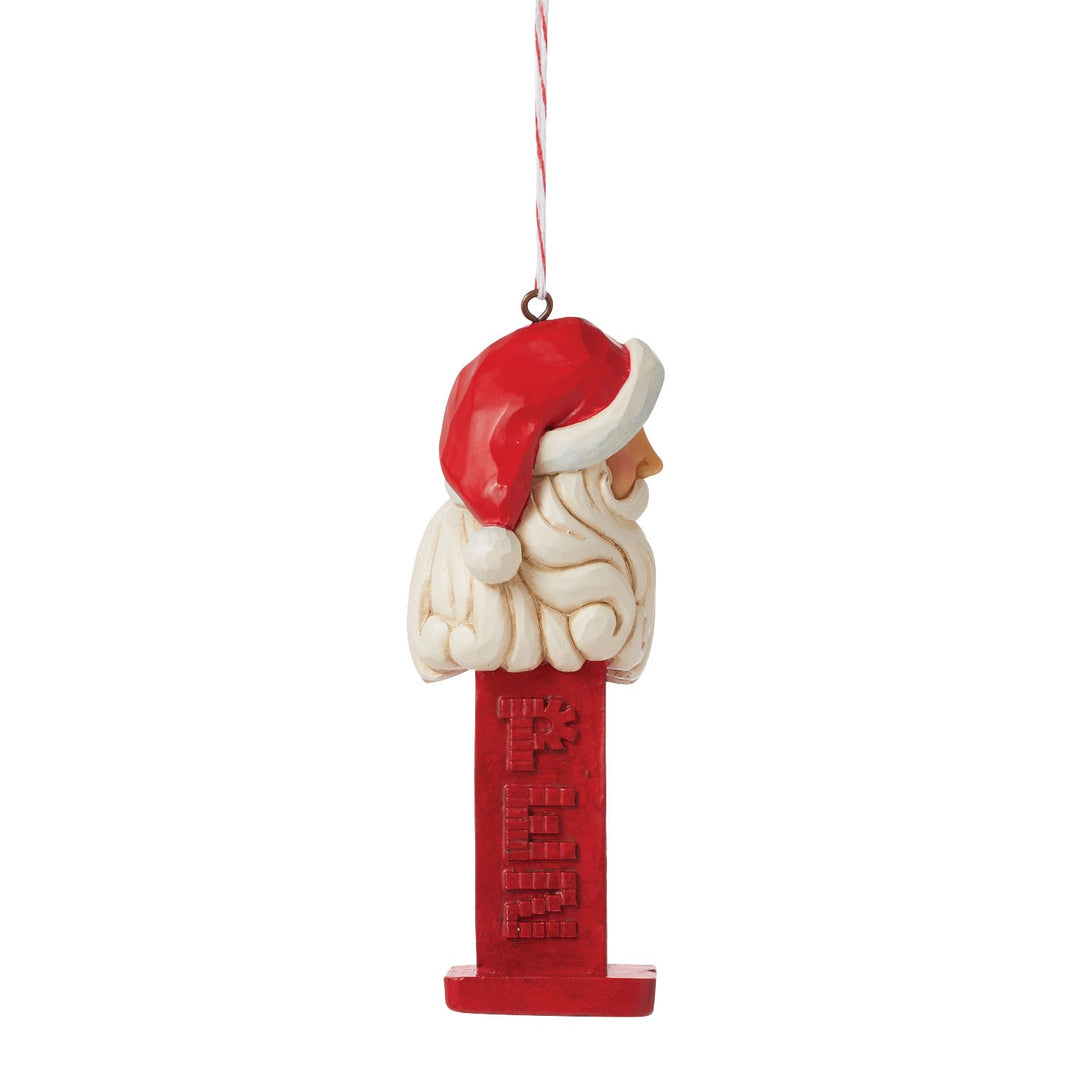 Jim Shore PEZ: PEZ Santa Hanging Ornament sparkle-castle