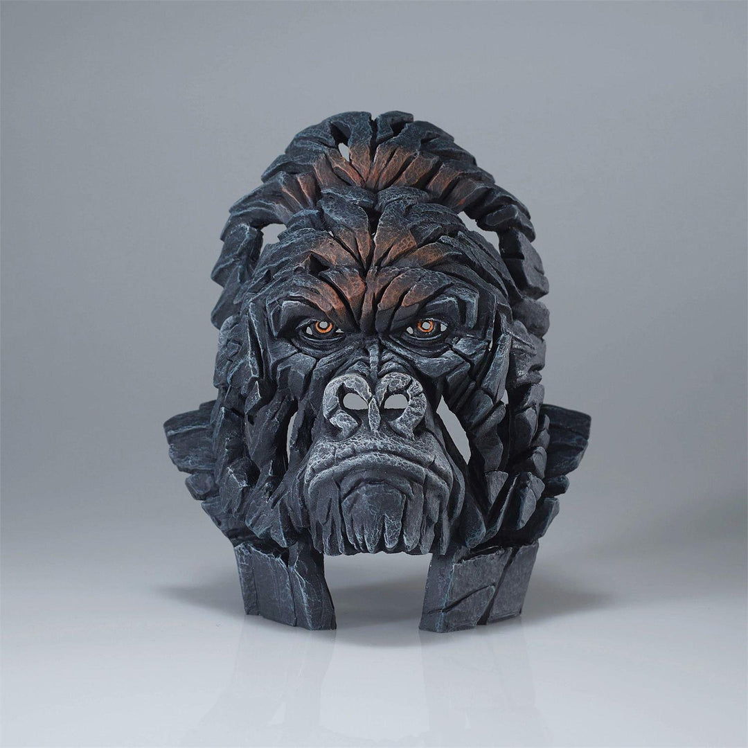 Edge Sculpture: Miniature Gorilla Bust sparkle-castle