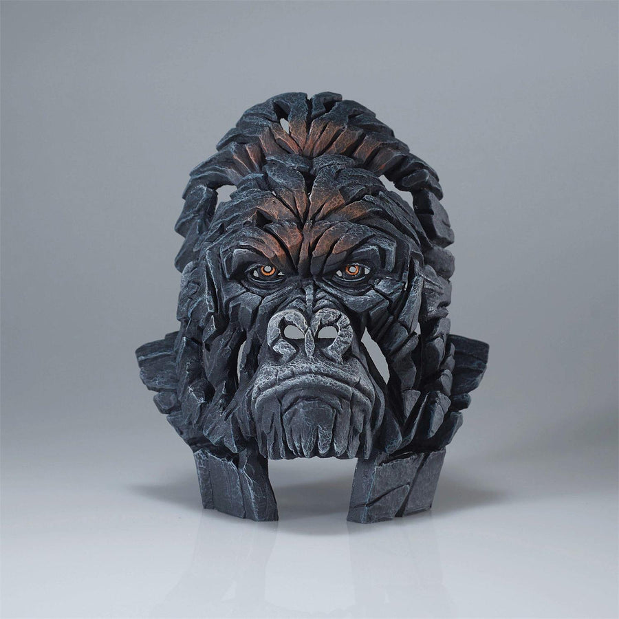 Edge Sculpture: Miniature Gorilla Bust sparkle-castle