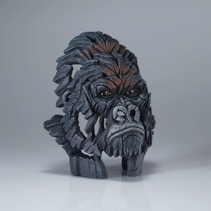 Edge Sculpture: Miniature Gorilla Bust sparkle-castle