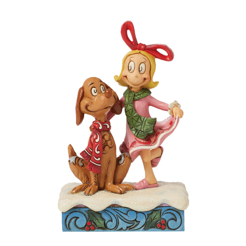 Jim Shore The Grinch: Cindy Lou And Max Figurine sparkle-castle