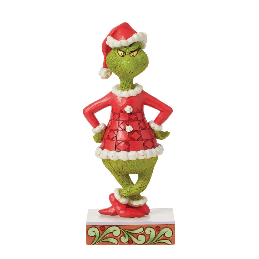 Jim Shore The Grinch: Grinch With Hands On Hips Figurine sparkle-castle