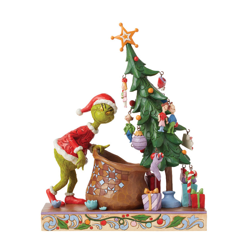 Jim Shore The Grinch: Deluxe Grinch Countdown 12 Days Of Christmas Figurine sparkle-castle