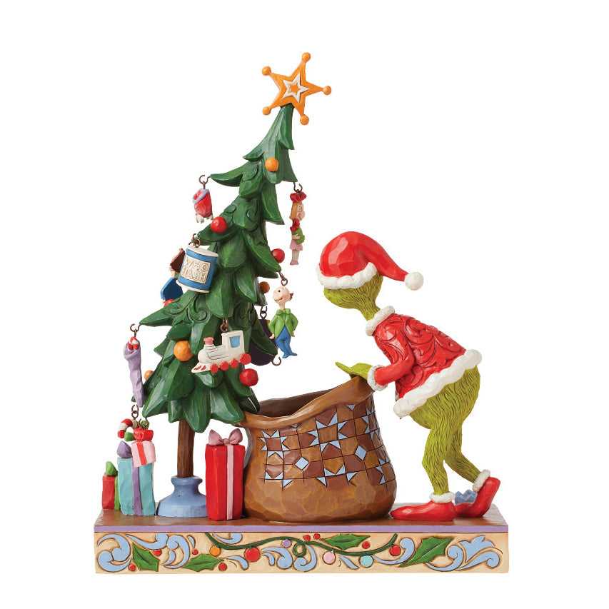 Jim Shore The Grinch: Deluxe Grinch Countdown 12 Days Of Christmas Figurine sparkle-castle