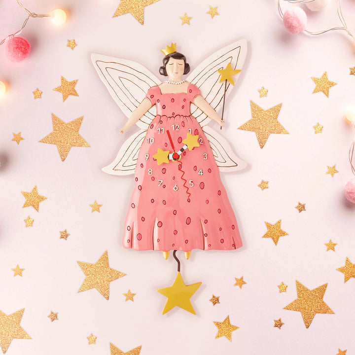 Allen Designs: Princess Freya Clock sparkle-castle