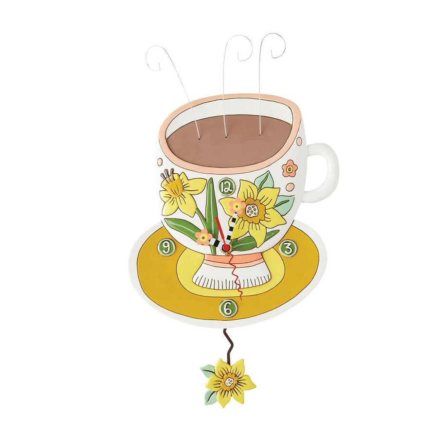 Allen Designs: Cuppa Joy Clock sparkle-castle