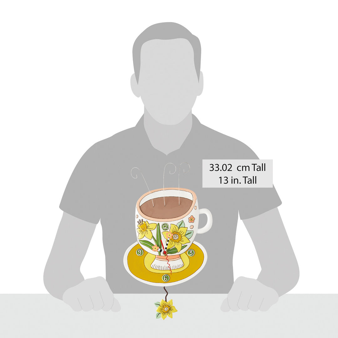 Allen Designs: Cuppa Joy Clock sparkle-castle