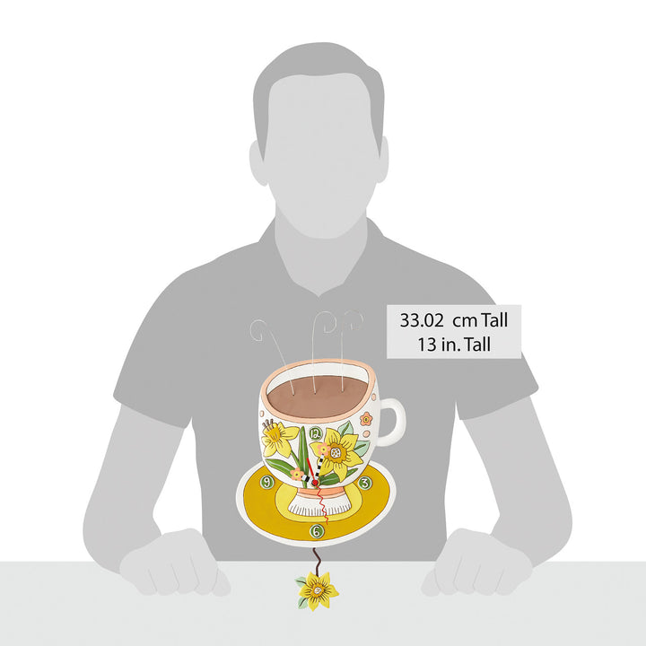 Allen Designs: Cuppa Joy Clock sparkle-castle
