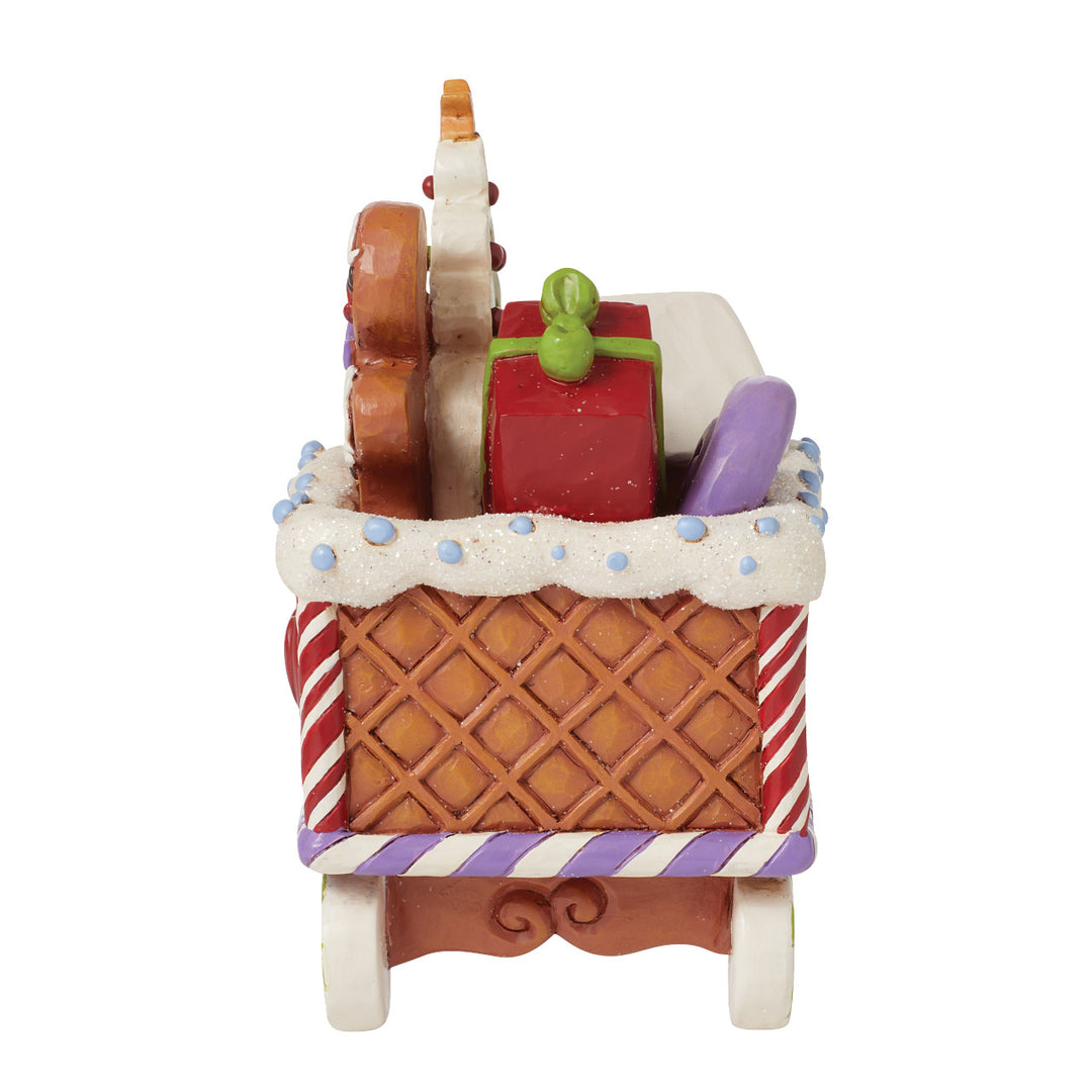 Jim Shore Heartwood Creek: Gingerbread Christmas Train Car Figurine sparkle-castle