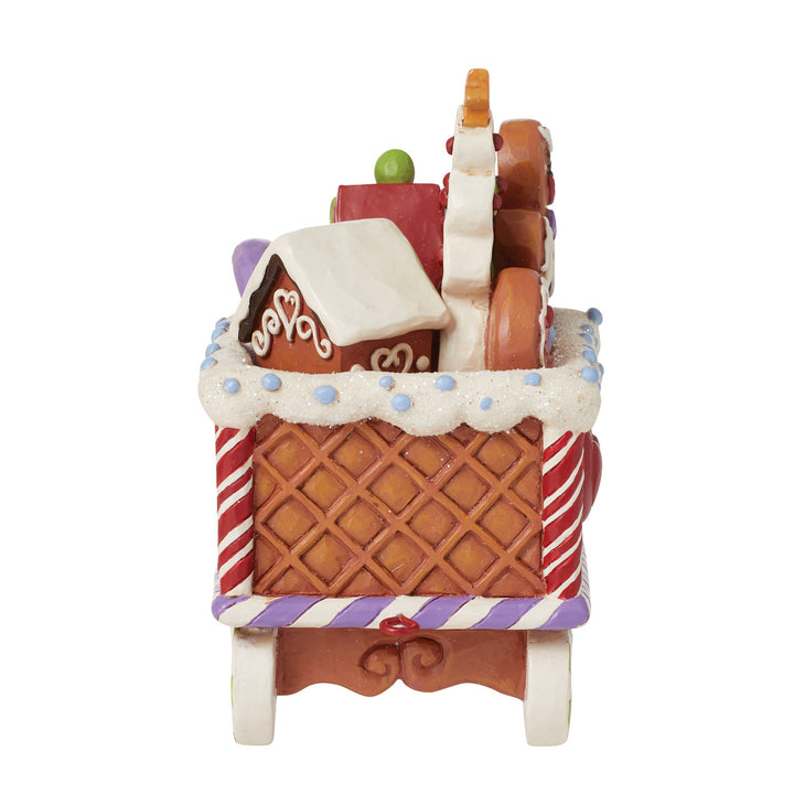 Jim Shore Heartwood Creek: Gingerbread Christmas Train Car Figurine sparkle-castle