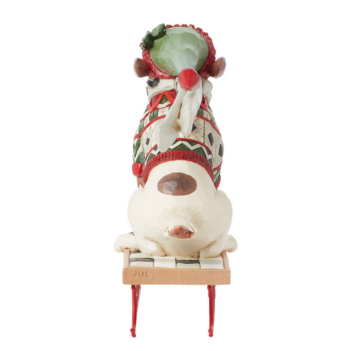 Jim Shore Heartwood Creek: Highland Glen Dog On Sled Figurine sparkle-castle