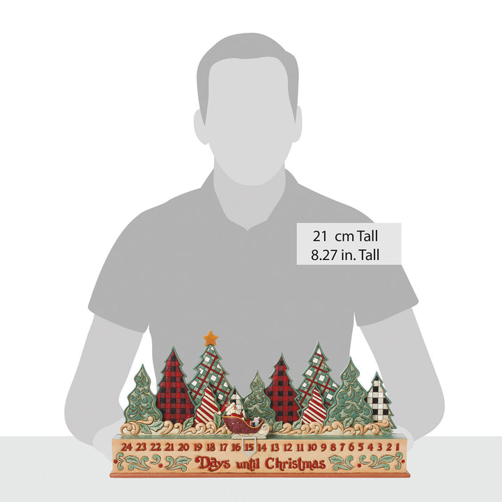 Jim Shore Heartwood Creek: Highland Glen Countdown Calendar Figurine sparkle-castle