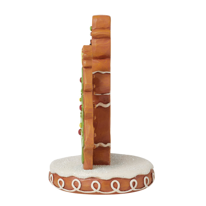 Jim Shore Heartwood Creek: Gingerbread Christmas Boy With Tree Figurine sparkle-castle