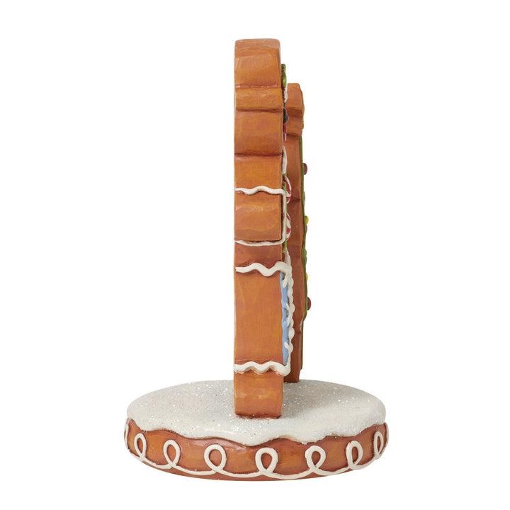 Jim Shore Heartwood Creek: Gingerbread Christmas Boy With Tree Figurine sparkle-castle