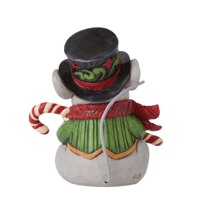 Jim Shore Heartwood Creek: Mouse With Top Hat Mini Figurine sparkle-castle