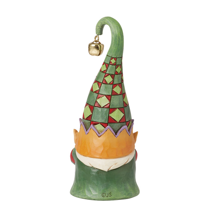 Jim Shore Heartwood Creek: Gnome Holding Candy Cane Figurine sparkle-castle
