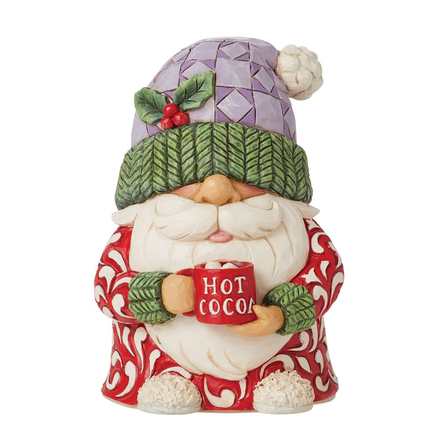 Jim Shore Heartwood Creek: Gnome With Hot Chocolate Figurine - SIGNED sparkle-castle