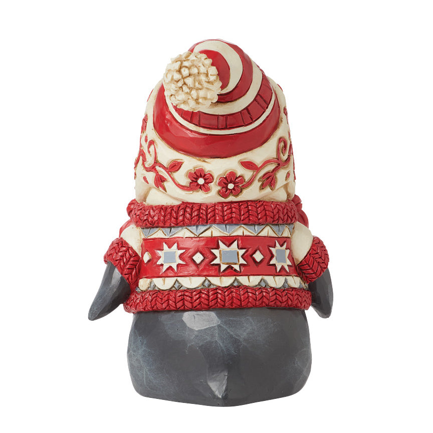Jim Shore Heartwood Creek: Nordic Noel Penguin Wearing Sweater Figurine sparkle-castle