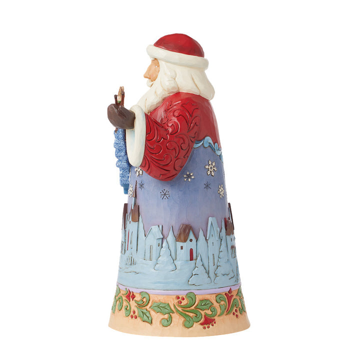 Jim Shore Heartwood Creek: Santa With Sleigh Over Night Sky Figurine sparkle-castle