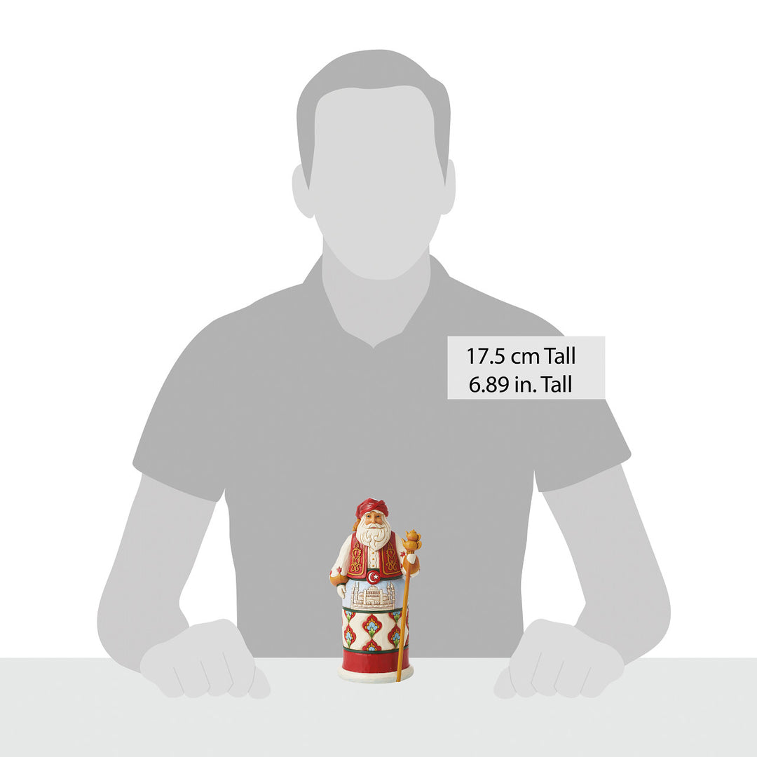 Jim Shore Heartwood Creek: Turkish Santa Figurine sparkle-castle