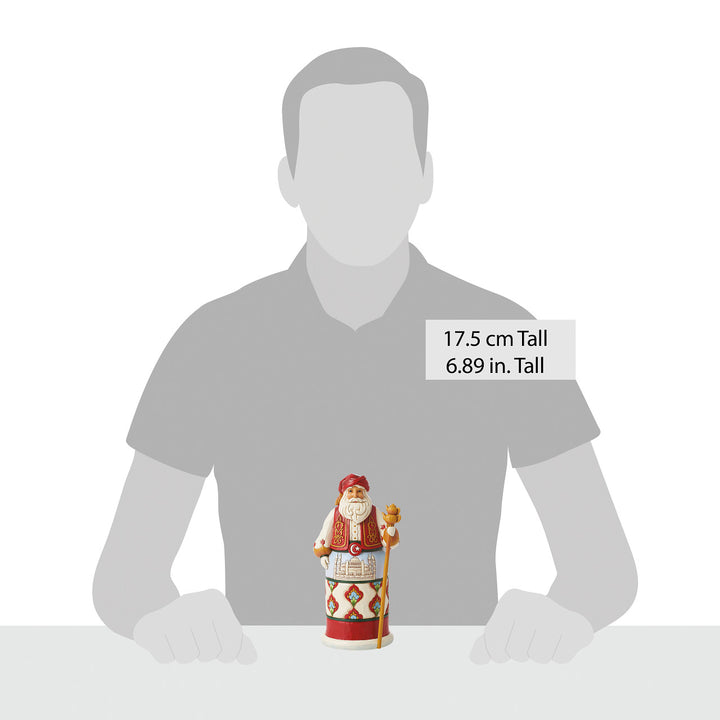 Jim Shore Heartwood Creek: Turkish Santa Figurine sparkle-castle