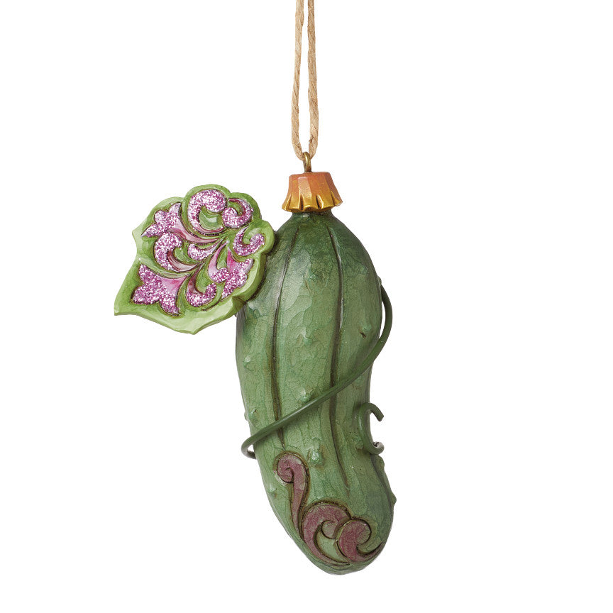 Jim Shore Heartwood Creek: 11th Annual Legend of the Pickle Hanging Ornament sparkle-castle