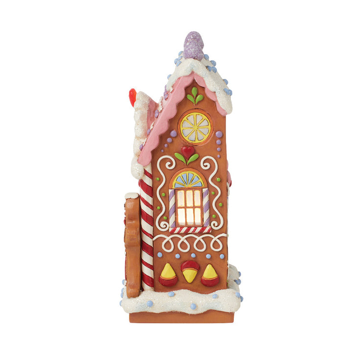 Jim Shore Heartwood Creek: Gingerbread Christmas Bakery Figurine sparkle-castle