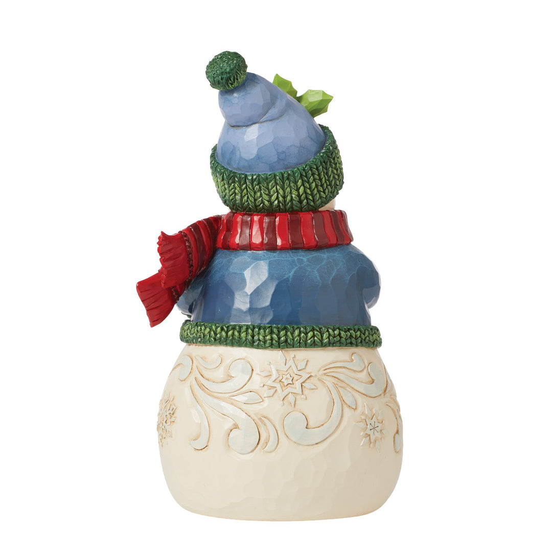 Jim Shore Heartwood Creek: Snowman with Gifts Figurine sparkle-castle