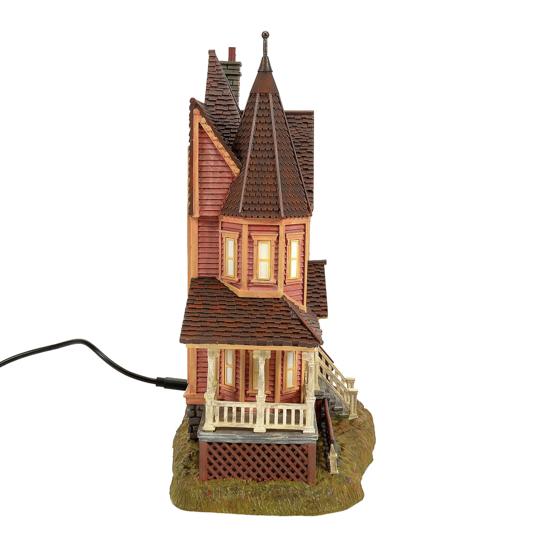 Department 56 Fright Ave: Coraline - The Pink Palace Apartments, Set of 3 sparkle-castle