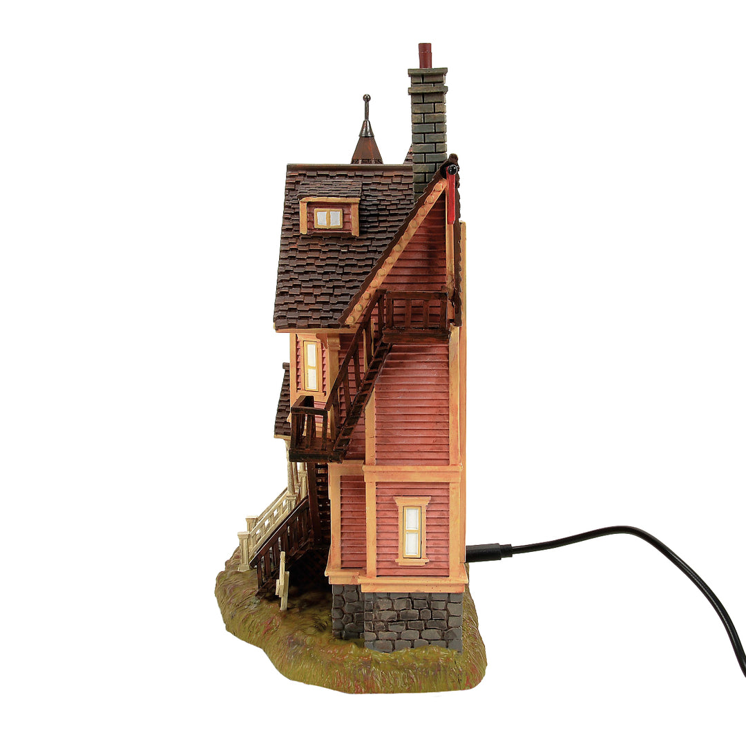 Department 56 Fright Ave: Coraline - The Pink Palace Apartments, Set of 3 sparkle-castle