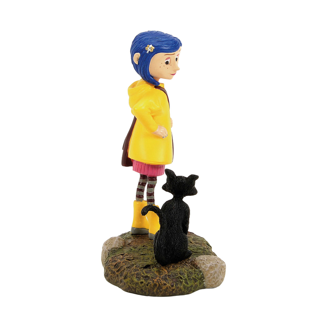 Department 56 Fright Ave: Coraline - The Pink Palace Apartments, Set of 3 sparkle-castle