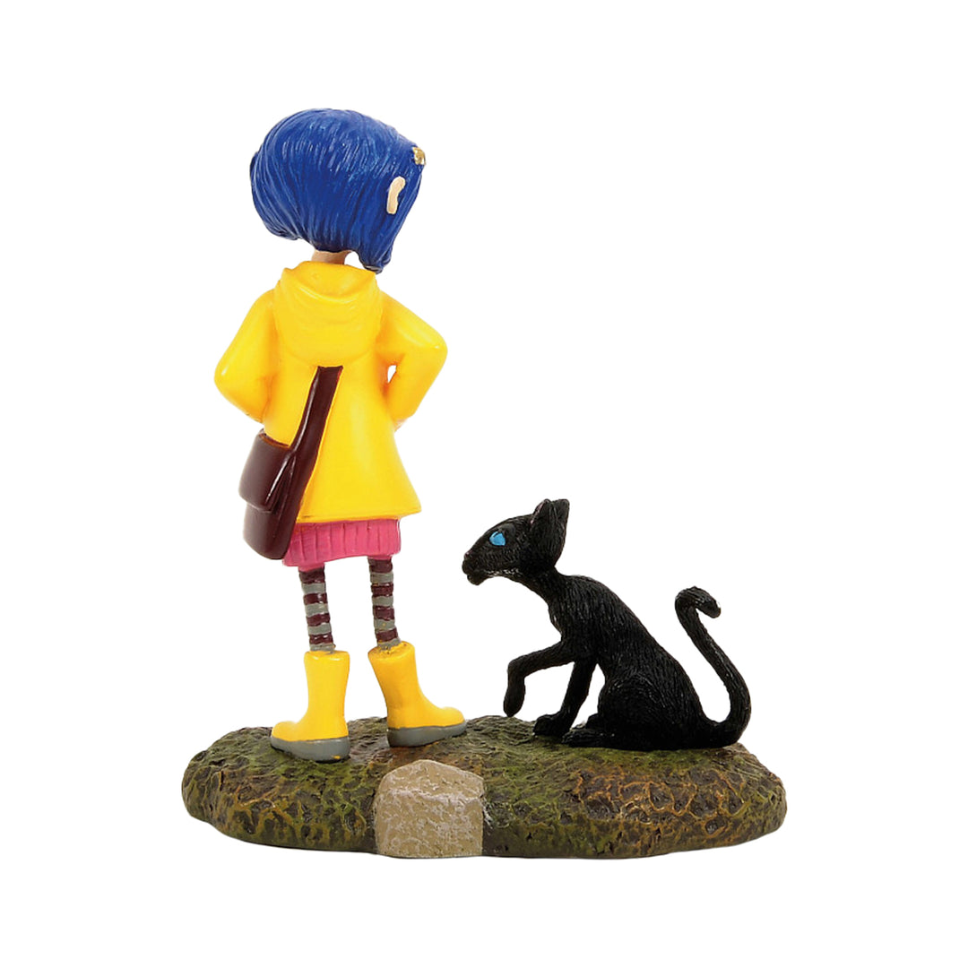 Department 56 Fright Ave: Coraline - The Pink Palace Apartments, Set of 3 sparkle-castle