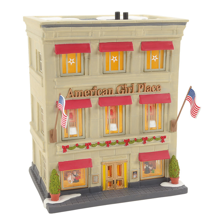Department 56 Christmas In The City Village: American Girl Place sparkle-castle