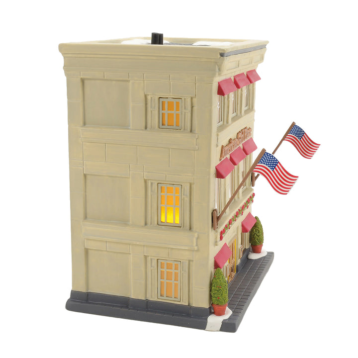 Department 56 Christmas In The City Village: American Girl Place sparkle-castle