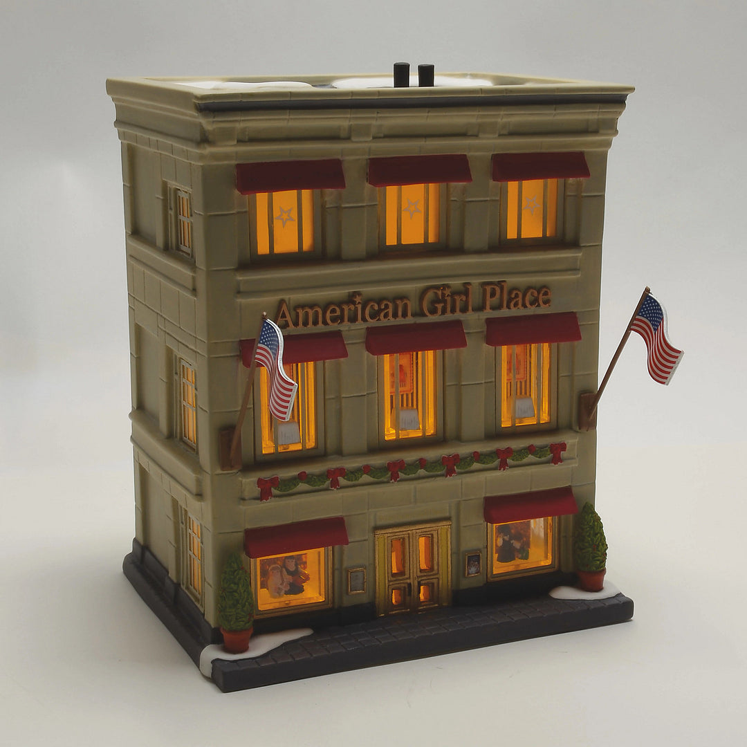Department 56 Christmas In The City Village: American Girl Place sparkle-castle